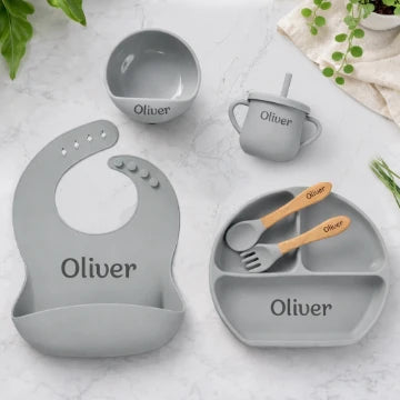 OscarJenny - Personlig spisesett for baby med navn