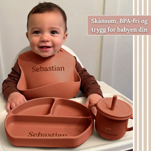OscarJenny - Personlig spisesett for baby med navn